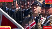 Poland holds huge military parade as war rages in neighbouring Ukraine video