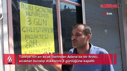 ‘Aşırı sıcaktan bunaldım, 3 gün kendime izin verdim'