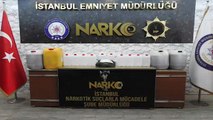 İstanbul'da 120 kilosu sıvı gerisi kristal olan 124 kilo 100 gram metamfetamin ele geçirildi