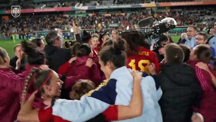 España jugará la final del Mundial y así lo ha celebrado la Selección