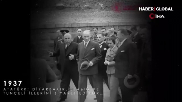 Atatürk'ün bugüne kadar hiç görülmemiş görüntüleri ortaya çıktı!