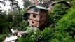 Himachal Pradesh: Moment homes destroyed as huge landslide carves cliff away in front of screaming witnesses
