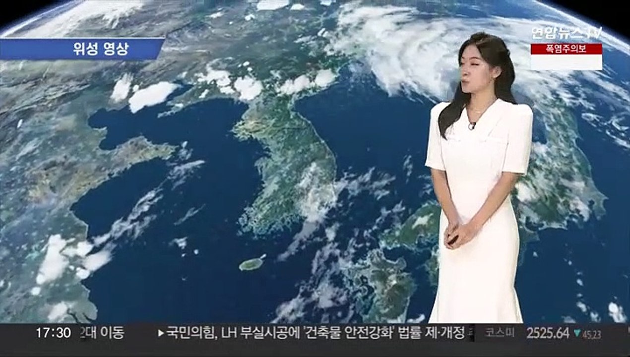 [날씨] 전국 대부분 폭염특보…내륙 곳곳 소나기