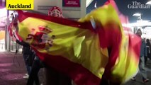 Spain fans celebrate World Cup final place as Sweden fans reflect on loss