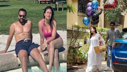 Kareena Kapoor Special Wish Post On Saif Ali Khan 53rd Birthday,Sara Ibrahim का Balloon Cake Gift..