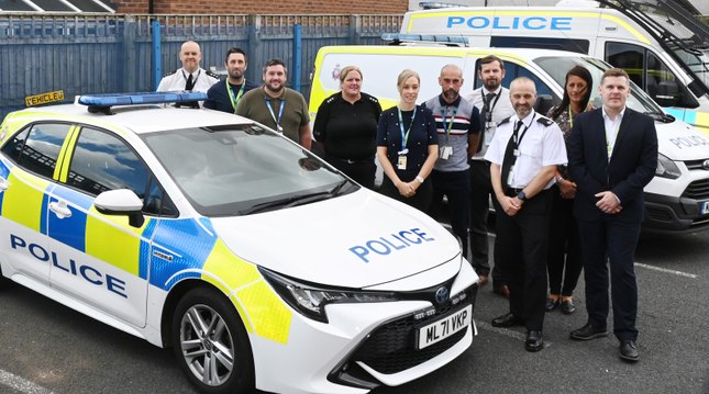 Wigan Police pilot IDVA car