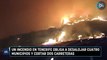 Un incendio en Tenerife obliga a desalojar cuatro municipios y cortar dos carreteras