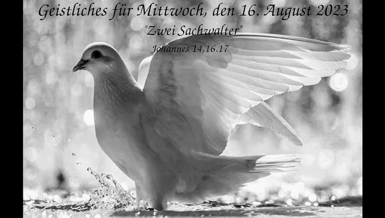 Geistliches für Mittwoch, den 16. August 2023
