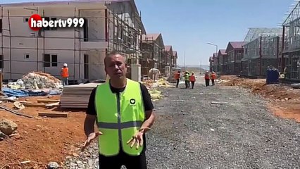 HALUK LEVENTİN DEPREMZEDELER İÇİN YAPTIRDIĞI EVLER BİTMEK ÜZERE