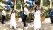 Sara Ali Khan अपने पापा Saif Ali Khan के birthday पर लाई  Cake और Toys, video viral! FilmiBeat