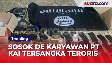 Sosok DE Karyawan PT KAI Tersangka Teroris: Simpatisan ISIS, Sering Unggah Ajakan Berjihad