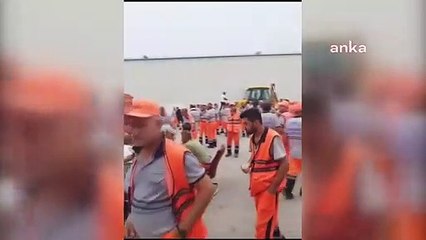 Les travailleurs du nettoyage de la municipalité d'Esenler de l'AKP quittent leur emploi
