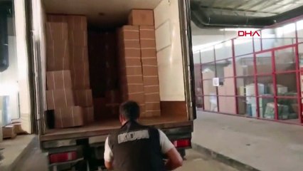 Adana'da Gümrük Kaçağı Makaron ve Sigara Operasyonu