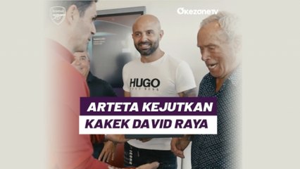 Mikel Arteta Berikan Jersey Arsenal Spesial untuk Kakek David Raya ⚽