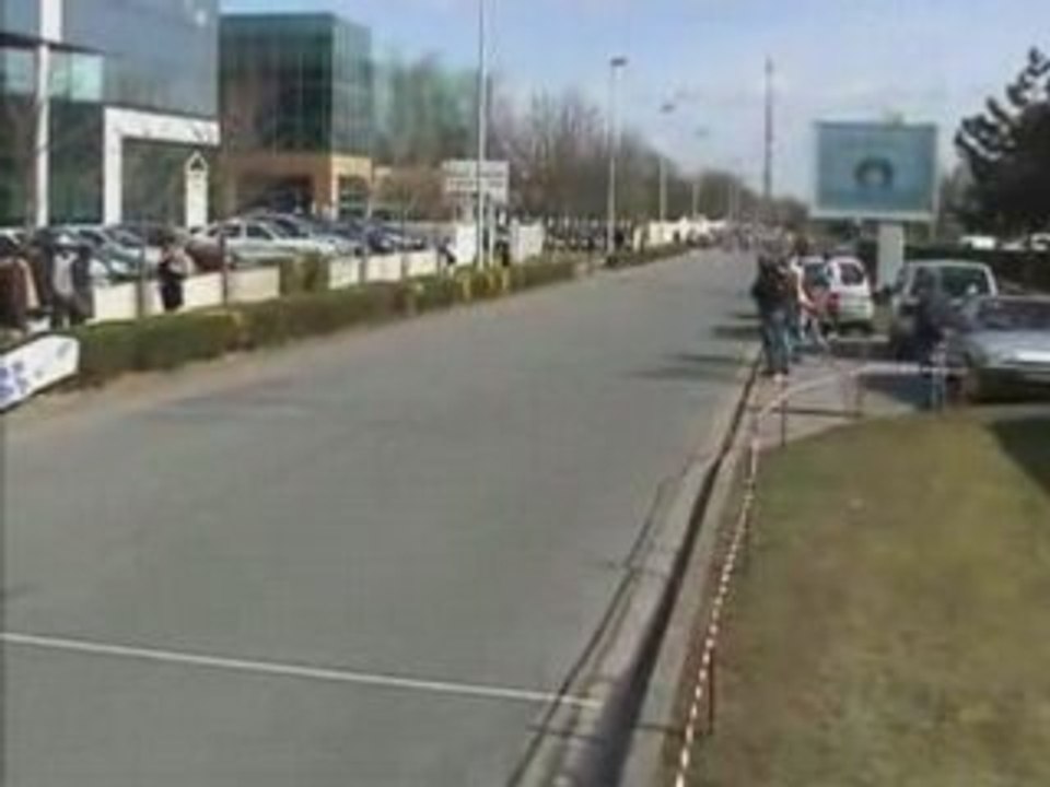 Arrivée de Villebon 3eme cat 23/03/08