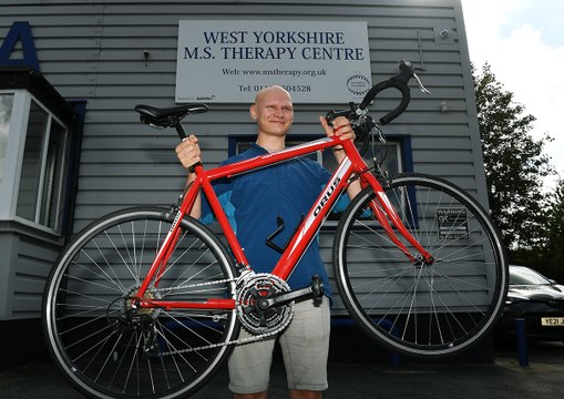 Dan Goodwin from the West Yorkshire MS Therapy Centre is cycling from John O'Groats to Land's End on the Sustrans route to raise money to continue offering therapy in the cost of living crisis.