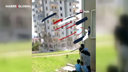 18 yıl yaşadıkları binanın yıkılmasını izlediler