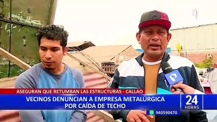 Callao: acusan a empresa metalúrgica de provocar daños en viviendas
