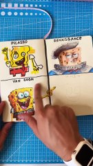 Devine l’artiste pour dessiner ce Bob l’Éponge !