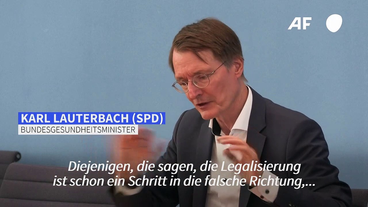 Lauterbach verteidigt Legalisierung von Cannabis