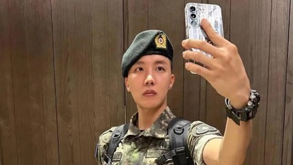 "다시 파이팅!"..방탄소년단 제이홉, 진·슈가와 휴가 즐기고 '조교 복귀'