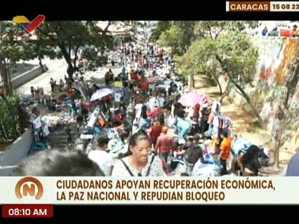 Ciudadanos respaldan políticas implementadas por el Pdte. Maduro para dinamizar la economía del país