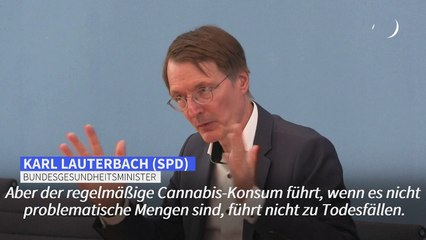 Lauterbach relativiert Gefahren bei kontrolliertem Cannabiskonsum