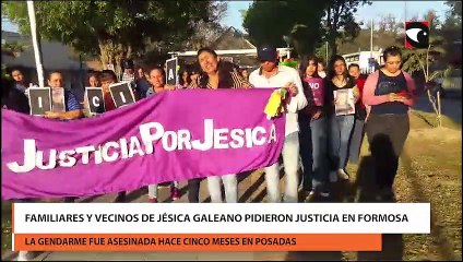 Familiares y vecinos de Jésica Galeano pidieron Justicia en Formosa