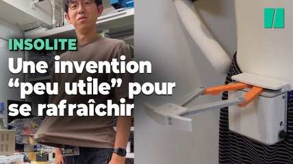 Face à la canicule, ce japonais a développé une invention originale pour se rafraîchir