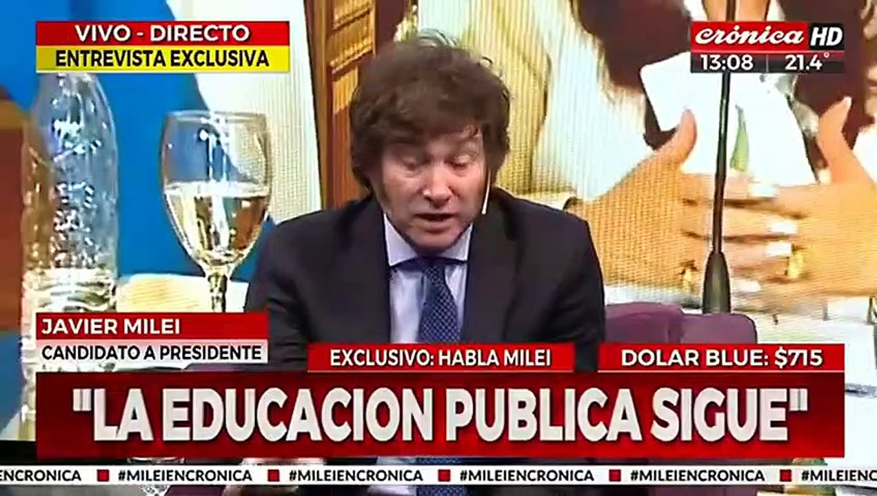 Milei habló del vínculo con sus padres