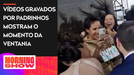 Após planejar casamento no Cristo Redentor, casal maranhense é surpreendido com vendaval