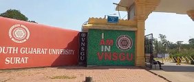 SURAT VIDEO : VNSGU ने कंस्ट्रक्शन कंपनी के खिलाफ मामला दर्ज करने के लिए पुलिस में की शिकायत