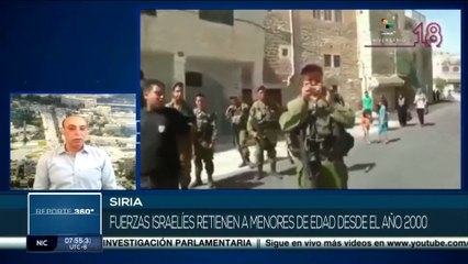 Comisión de Siria clama por la libertad de 170 niños detenidos en Israel