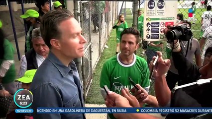 Manuel Velasco se reunió con el gobernador de Puebla, Sergio Salomón