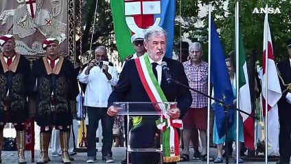 Tải video: Cinque anni fa il crollo del ponte Morandi, Genova ricorda le 43 vittime