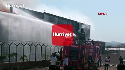 Kırıkkale'de Yeni Sanayi Sitesi'ndeki fabrikada yangın