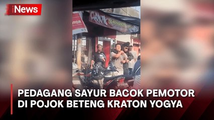 Tidak Terima Dimaki, Pedagang Sayur Bacok Pemotor di Pojok Beteng Kraton Yogya
