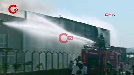Kırıkkale'de savunma sanayisine yönelik üretim yapan fabrikada yangın!