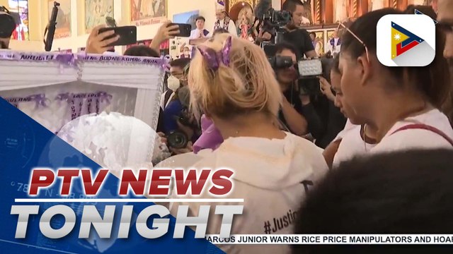 Remains of Jemboy Baltazar brought to his final resting place