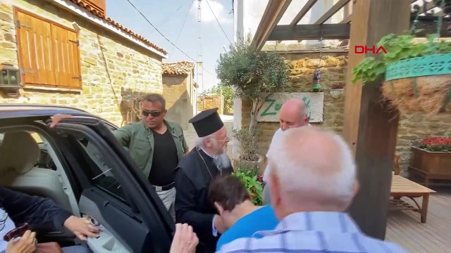 Fener Rum Patriği Bartholomeos Gökçeada'ya geldi