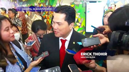 Ditanya soal Minat Cawapres, Erick Thohir Serahkan ke Koalisi