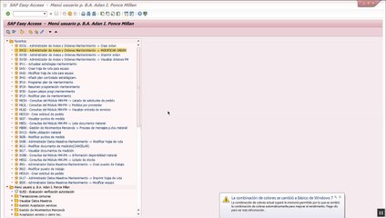 MIGO SALIDA DE MERCANCIAS CONTRA UNA ORDEN PM