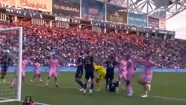 Messi Unbelievable 30 Yards Goal - Inter Miami vs Philadelphia 4-1 Highlights Goals - 2023