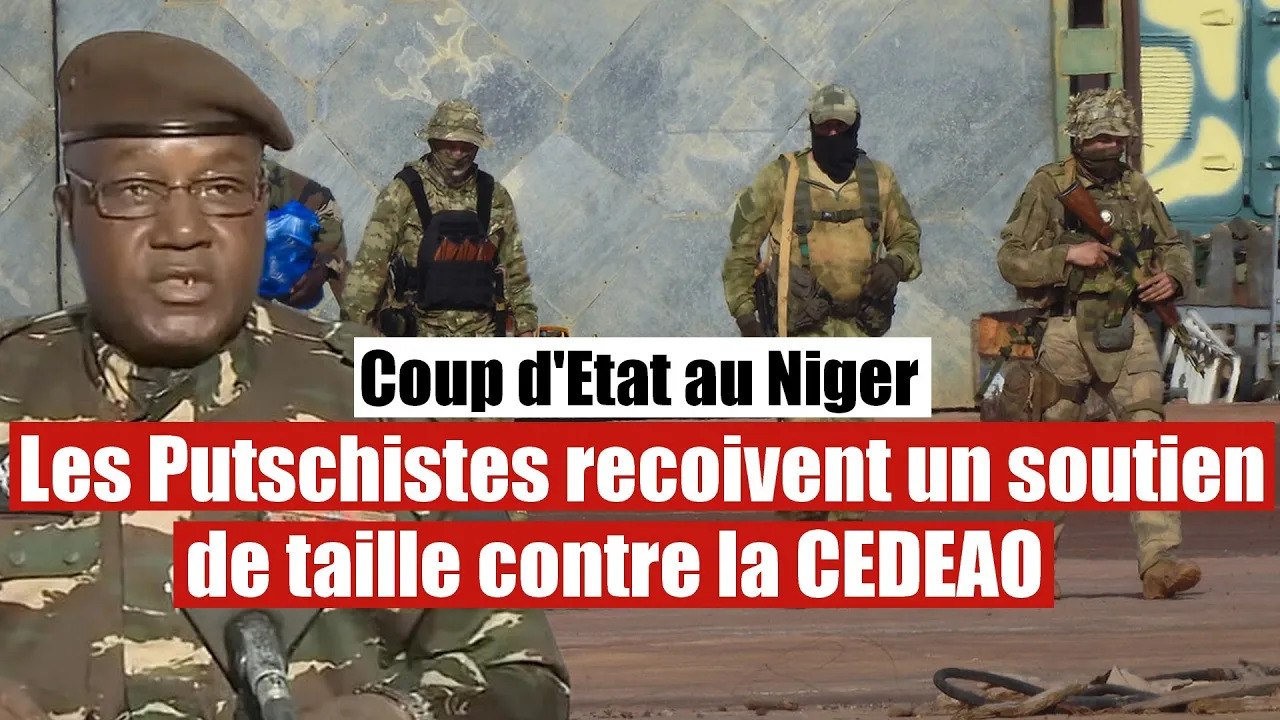 Niger : Les Putschistes reçoivent un soutien de taille contre la CEDEAO