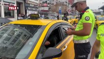 İstanbul'da taksi denetimi! 13 şoföre ceza kesildi