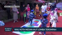 Wali Kota Medan Bobby Nasution Ikut Lomba Terompah di Momen HUT ke-78 RI