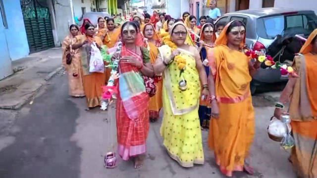 video story:- खेरमाई माता मंदिर से महिलाओं ने निकाली कांवड़ यात्रा