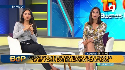 Comas: Se realiza operativo en mercado negro de autopartes “La 50”