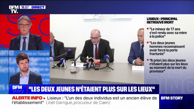 Principal retrouvé mort à Lisieux: L'autopsie ne permet pas nécessairement d'avoir une certitude sur le processus qui a entraîné le décès , affirme le procureur de la République de Caen