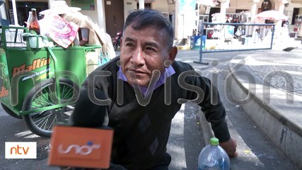 feligreses participan de la misa de Urkupiña